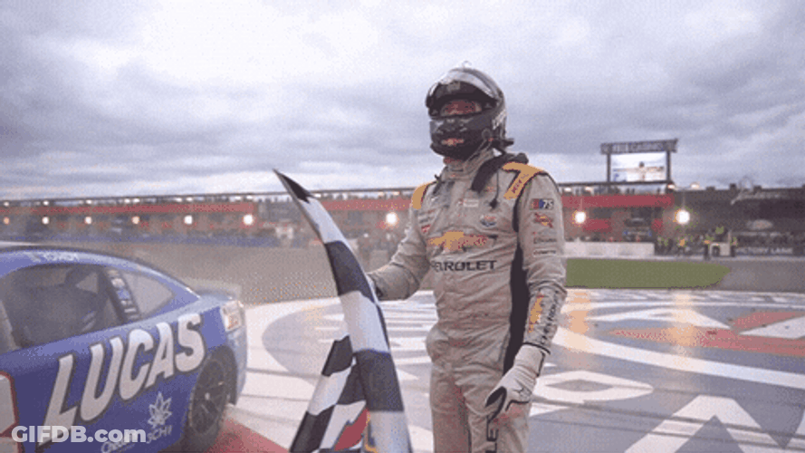 Kyle Busch Taking A Bow GIF