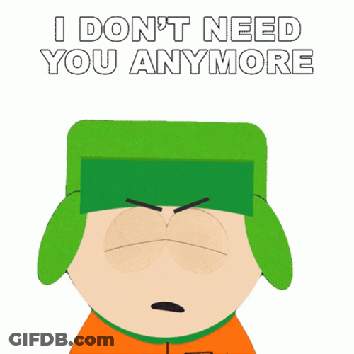 Kyle I Don't Want To Be Around Anymore GIF