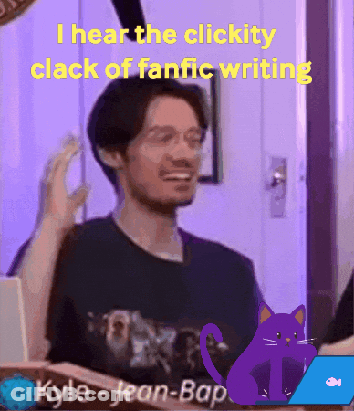 Kyle Knight I Hear Clickity Clackity Fanfic Writing GIF