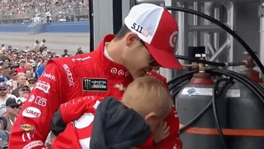 Kyle Larson As Sweet Dad GIF