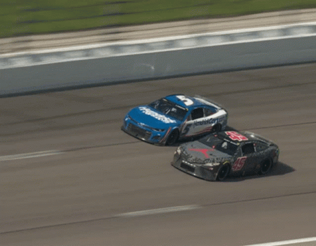 Kyle Larson Intense Race GIF