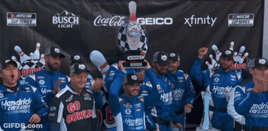 Kyle Larson Proud Team GIF