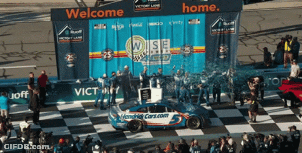 Kyle Larson Team Winner GIF