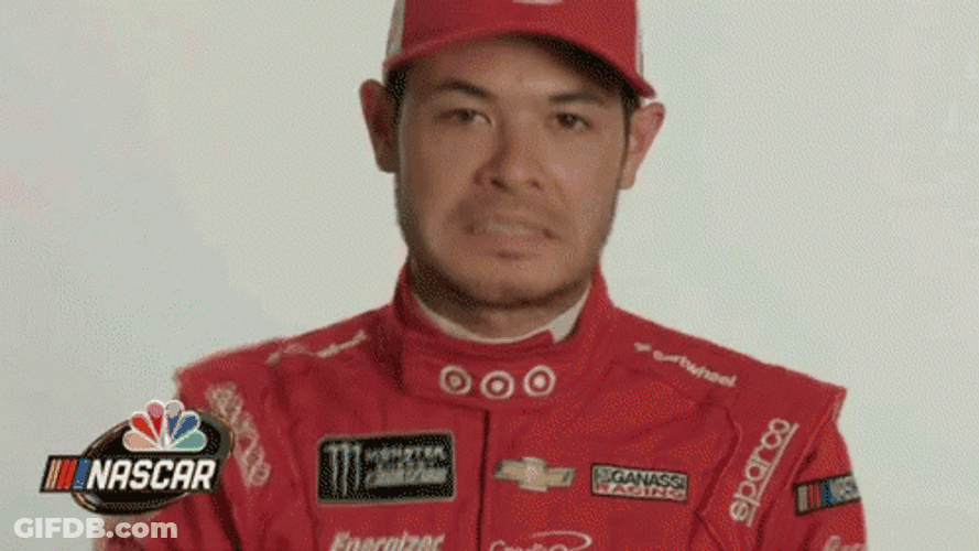 Kyle Larson Thumbs Down GIF