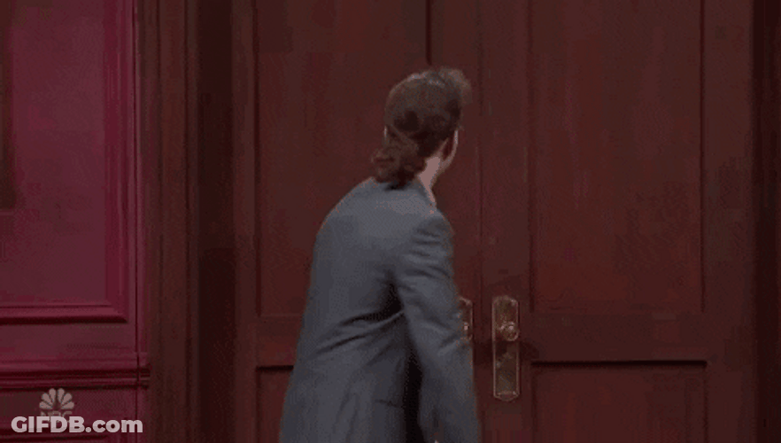 Kyle Mooney Opening Door To Hell GIF