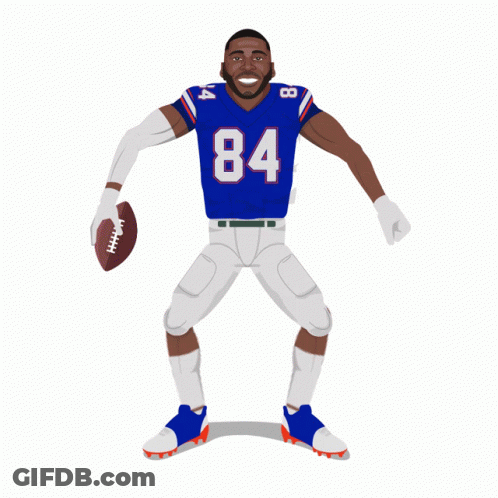 Kyle Pitts Atlanta Falcons Colorful Poster GIF