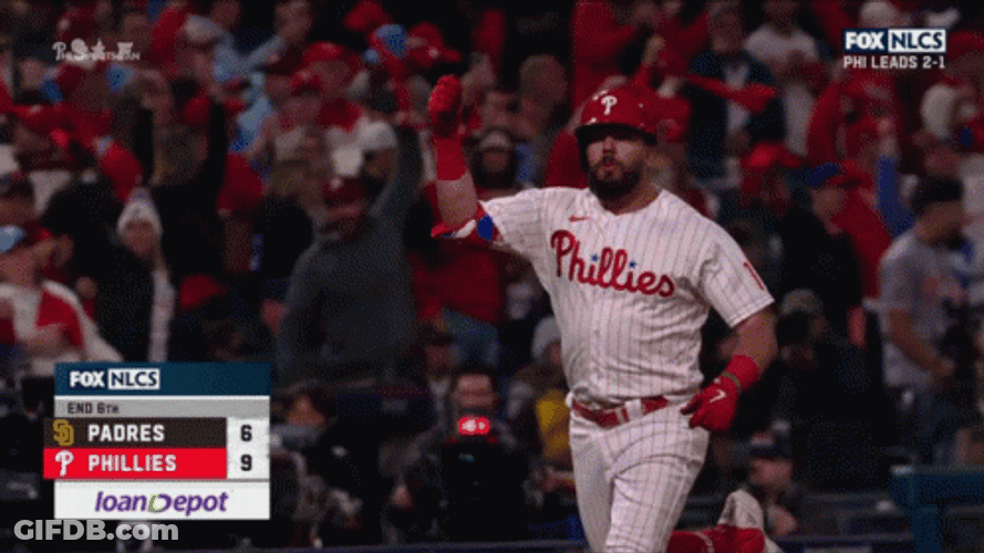 Kyle Schwarber Run Slow Motion GIF