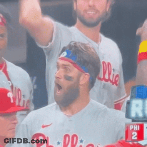 Kyle Schwarber Was Shock GIF