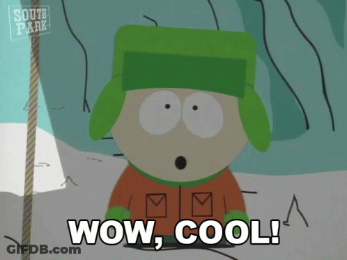 Kyle South Park Saying Wow Cool GIF