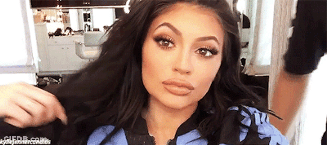 Kylie Jenner Lips Mwah GIF