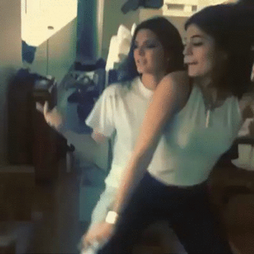 Kylie Jenner Twerk Goofing Around GIF