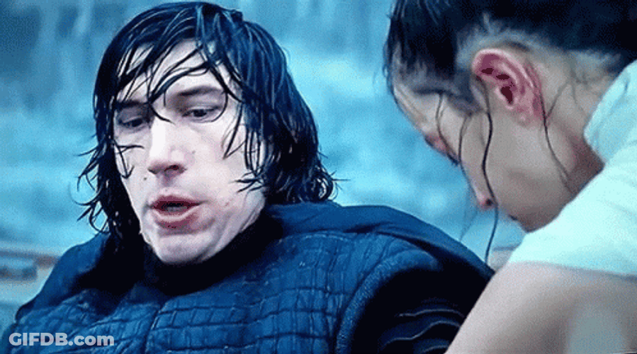 Kylo Ren Rey Skywalker Star Wars Healing GIF