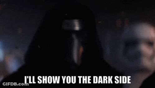 Kylo Ren Saying I'll Show You The Dark Side GIF