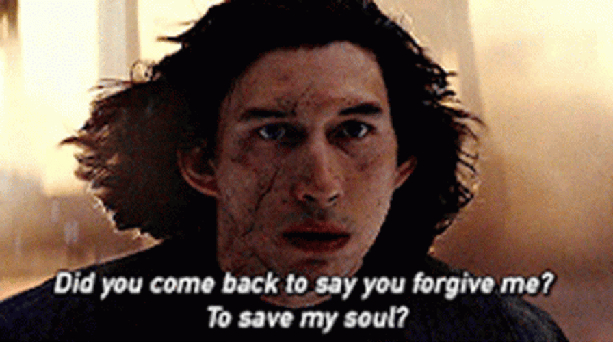 Kylo Ren Star Wars Forgive Me GIF