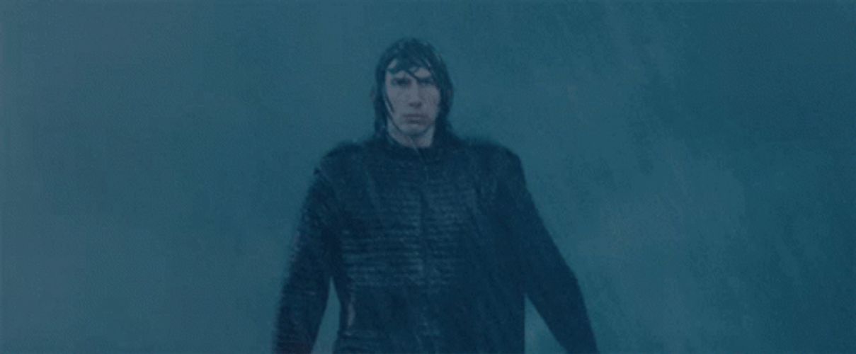 Kylo Ren Star Wars Lightsaber Smoke GIF