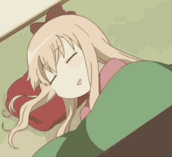 Kyōko Toshinō Anime Sleeping GIF
