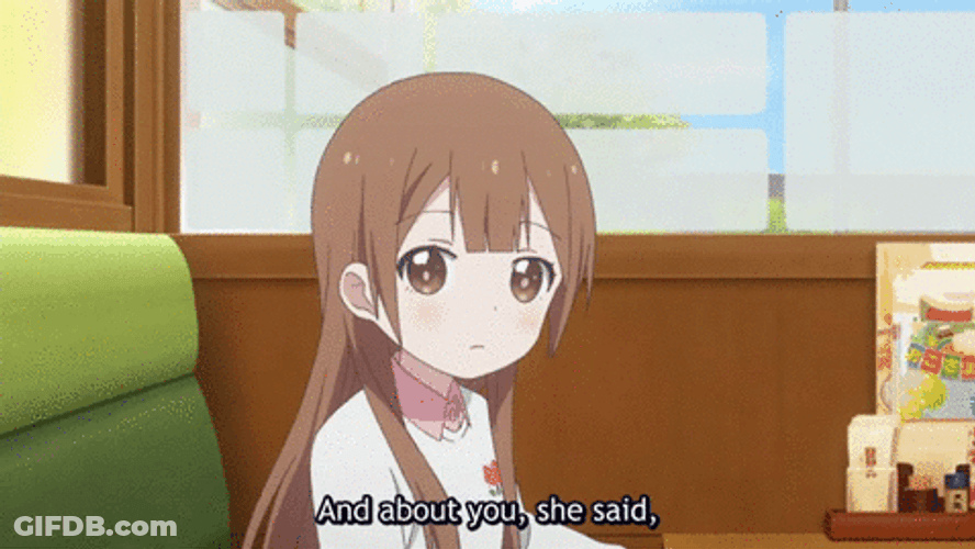 Kyouko Teasing Hanako Anime GIF
