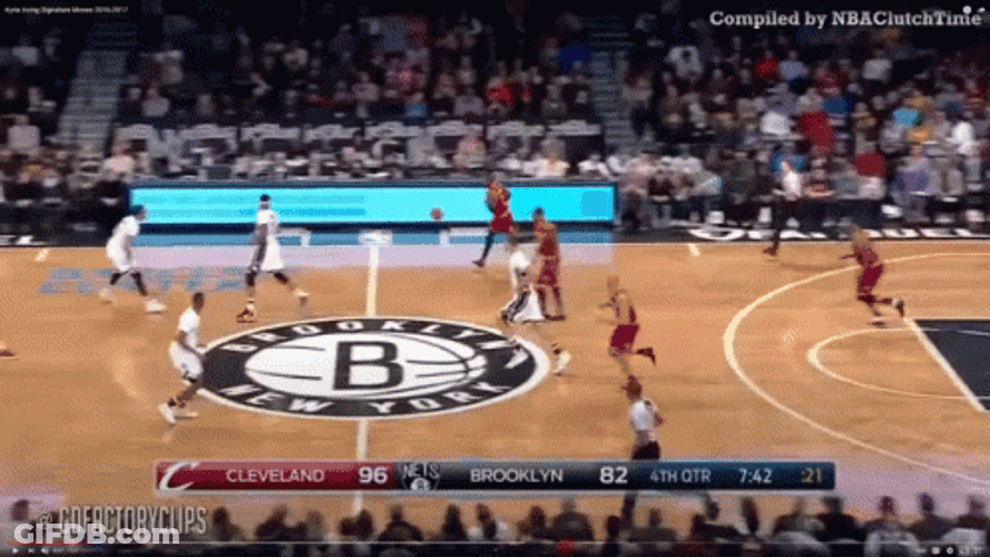 Kyrie Irving Basketball Cleveland VS Brooklyn GIF
