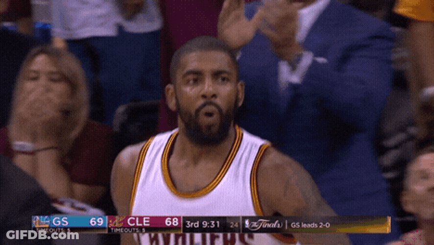 Kyrie Irving Fired Up Burning Desire GIF