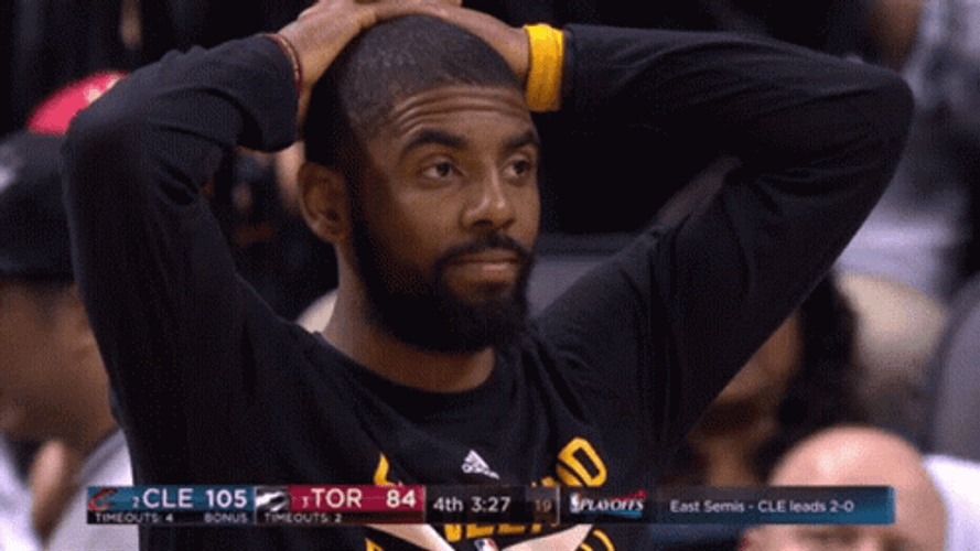 Kyrie Irving NBA Game Disappointed Look GIF