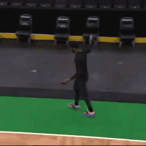 Kyrie Irving TD Garden Sage Burning Ritual GIF