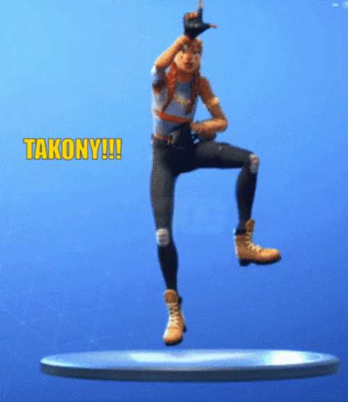 L Dance Aura Fortnite GIF