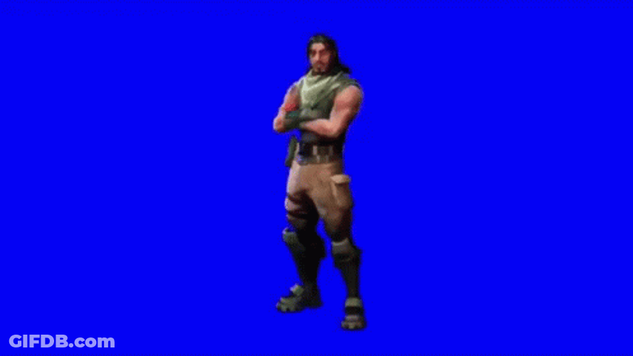 L Dance Fortnite Edit GIF