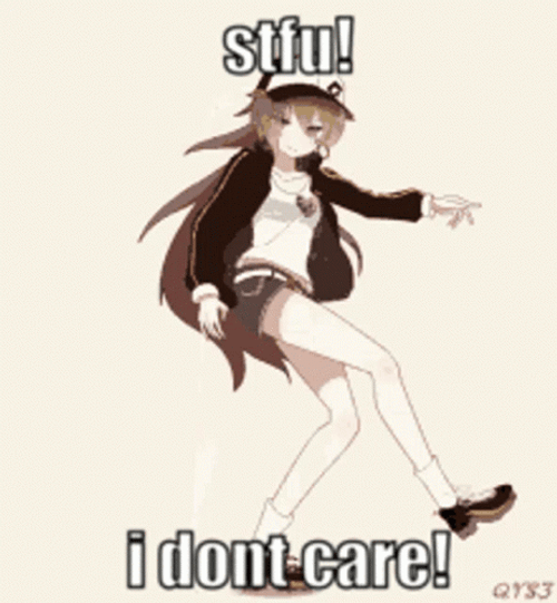 L Dance I Don't Care GIF