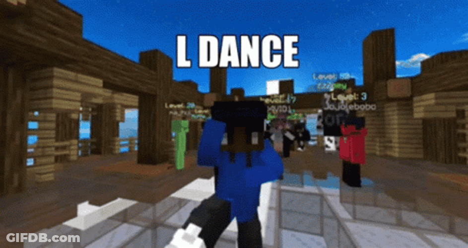 L Dance Roblox Game GIF
