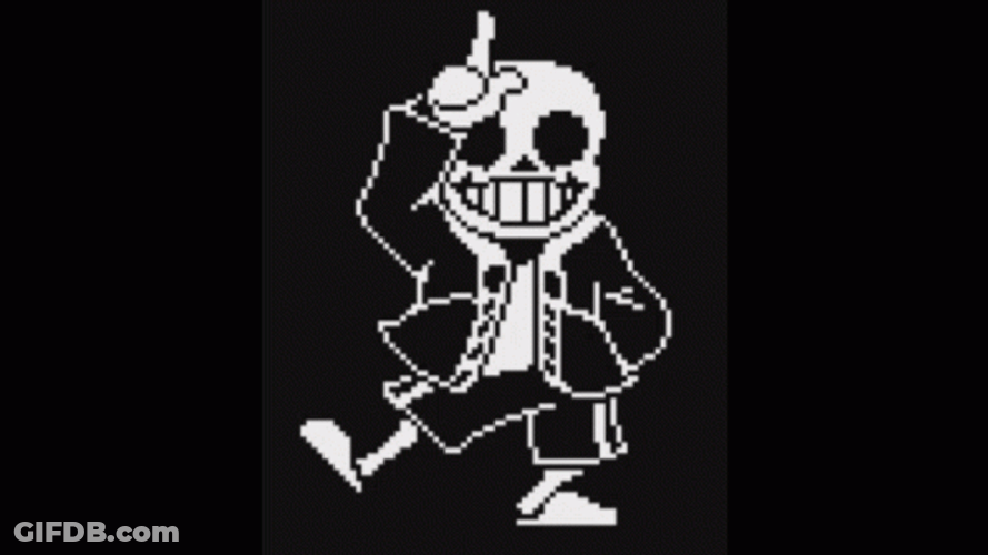 L Dance Skeleton Loser GIF