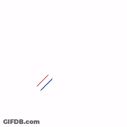 La Albirroja Logo Red White Blue Lines Yellow Star GIF