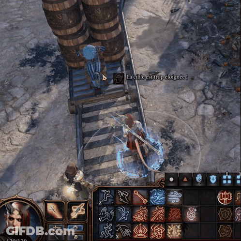 La Cible Est Trop Eloignee Video Game Screenshot GIF