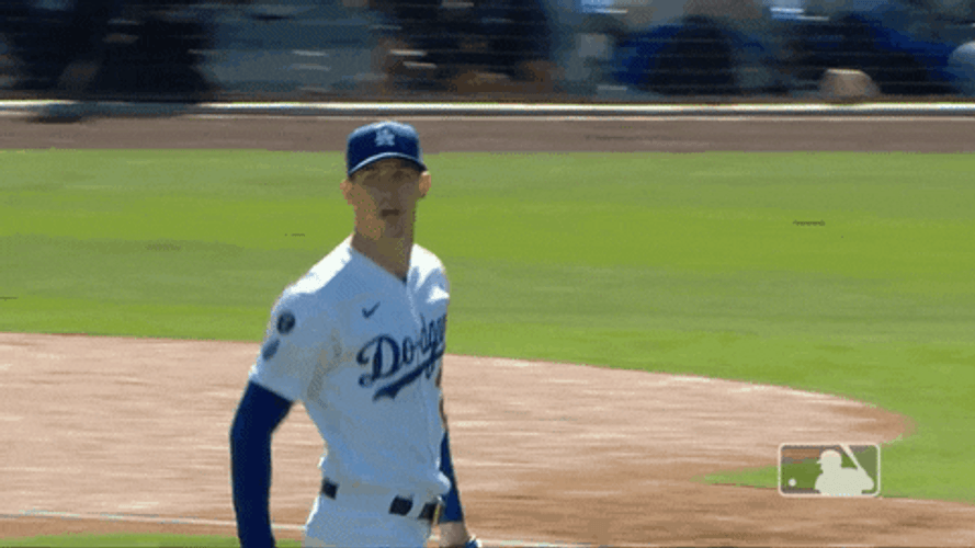 LA Dodgers Baseball Player Walker Buehler GIF