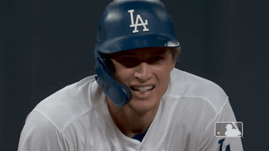 LA Dodgers Corey Seager Tongue Sticking Out GIF