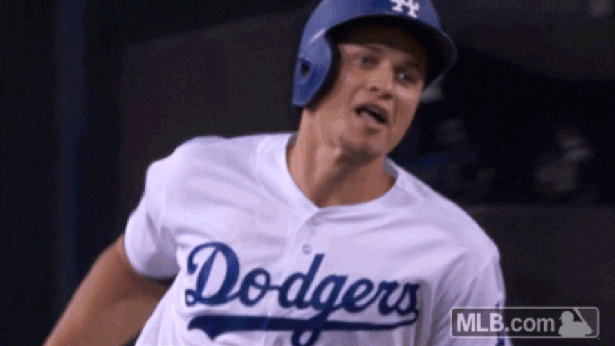 LA Dodgers Game Corey Seager GIF