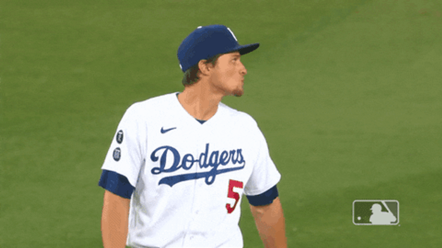 LA Dodgers Happy Corey Seager Standby GIF