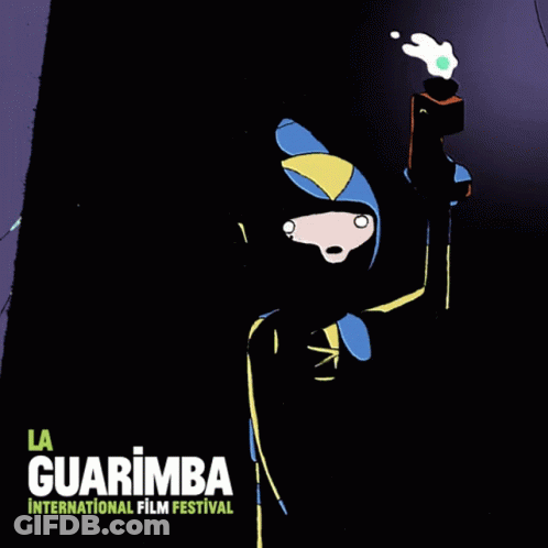 La Guarimba Film Festival Cartoon Holding Torch GIF