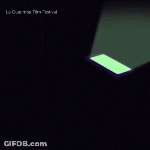 La Guarimba Film Festival Poster Cell Phone Projection GIF