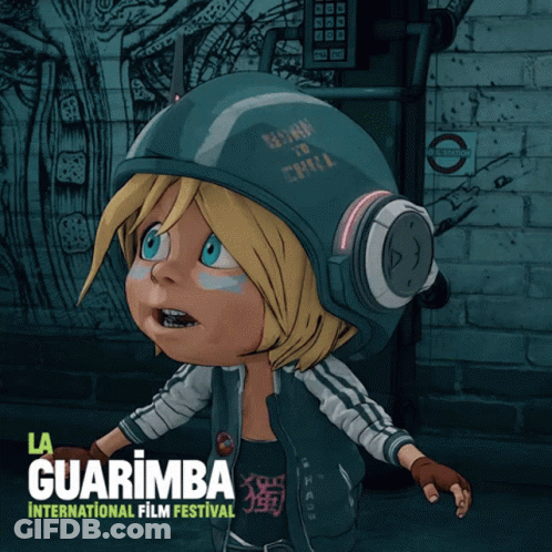 La Guarimba International Film Festival Cartoon Character Poster GIF