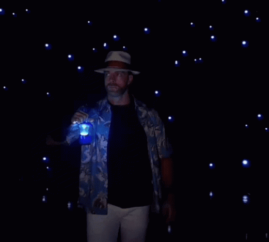 La Knight Starry Dark Room GIF