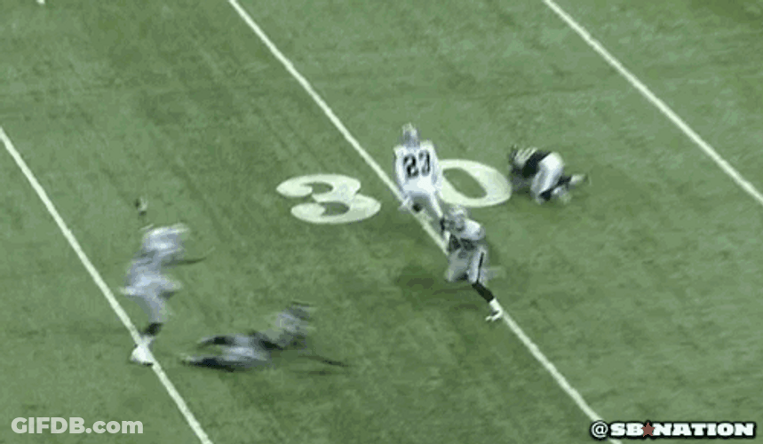 LA Raiders Tackle Down SB Nation GIF
