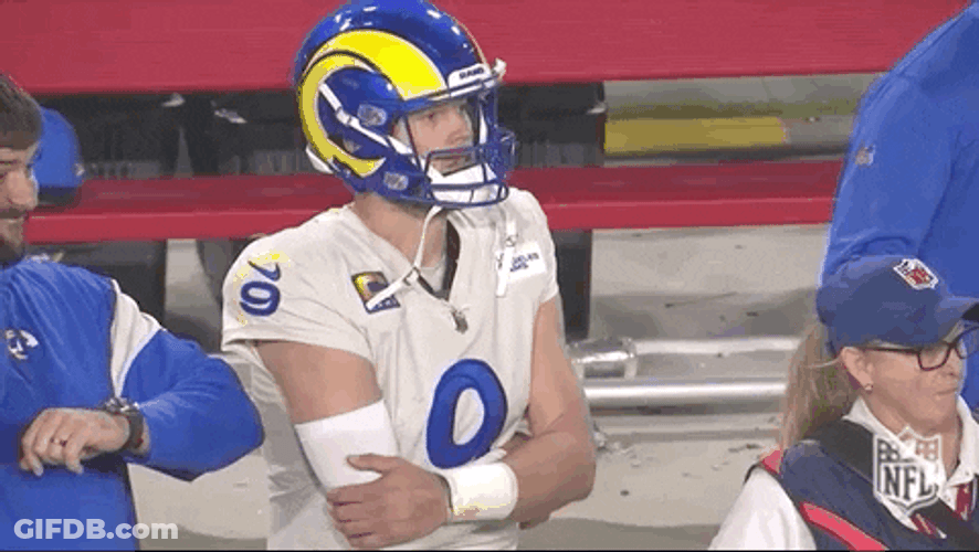 La Rams Matthew Stafford Hands Up GIF