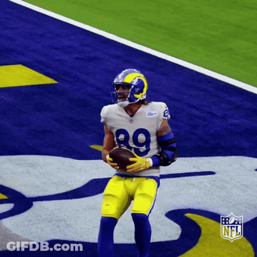 La Rams Tyler Higbee Being Jolly GIF