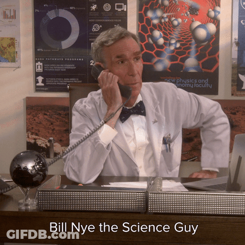 Lab Coat Bow Tie Man On Phone Bill Nye GIF