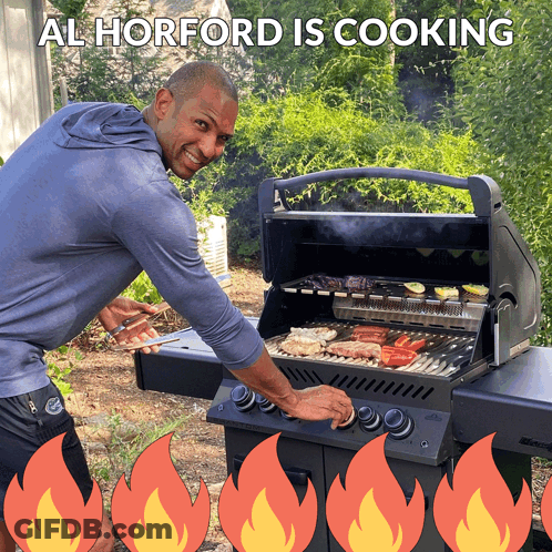 Labor Day Penguin Cooking Food GIF