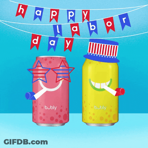 Labor Day Weekend Drinks GIF