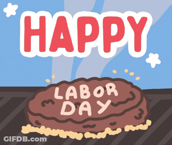 Labor Day Weekend Patty GIF