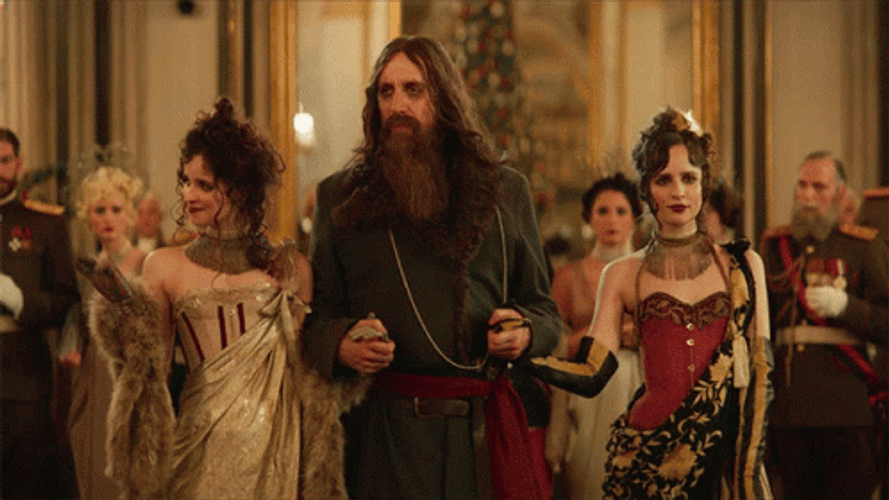 Ladies Man Grigori Rasputin Two Ladies Beside GIF