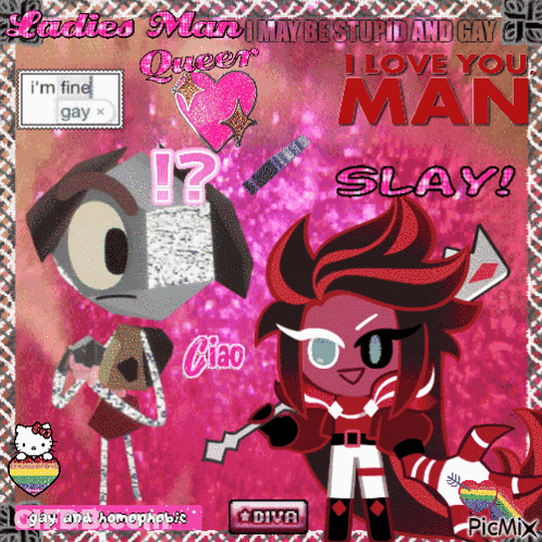 Ladies Man Stupid And Gay Love You Slay GIF