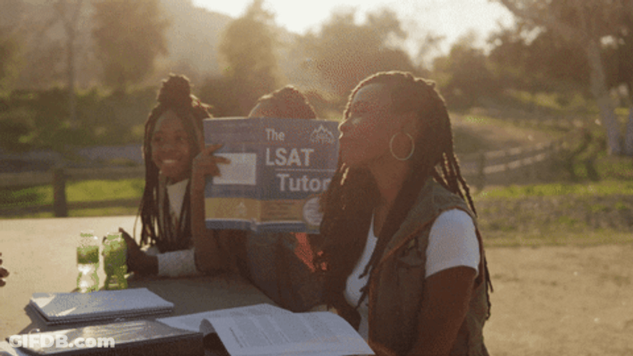 Ladies Studying For Bar Exam Together GIF